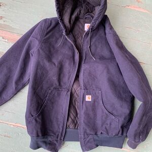 Carhartt Navy Quilted Jacket